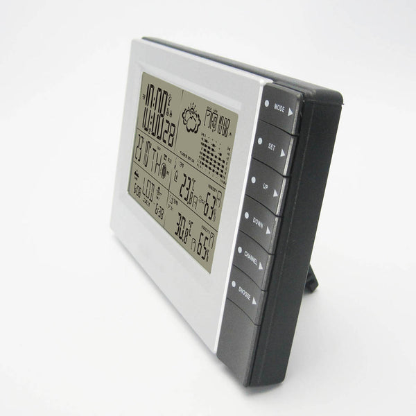 Humidity Barometer Digital Atomic Alarm Clock