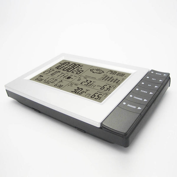 Humidity Barometer Digital Atomic Alarm Clock