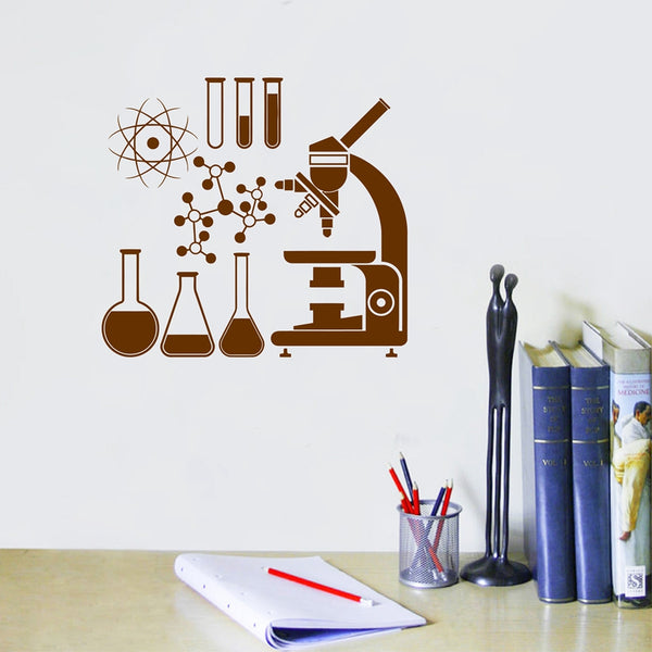 Laboratory Equipment Vinyl Wall Sticker