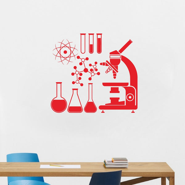 Laboratory Equipment Vinyl Wall Sticker