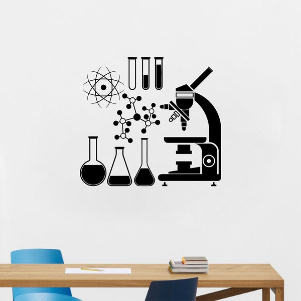 Laboratory Equipment Vinyl Wall Sticker