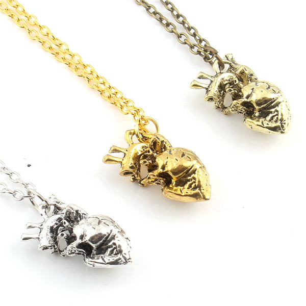 3D Simulation Heart Pendant