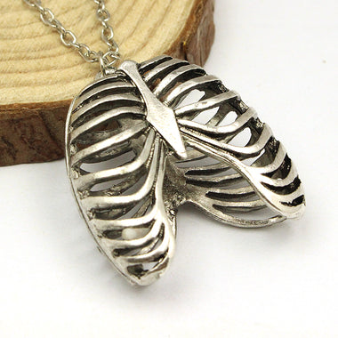Ribcage Gothic Anatomy Pendant