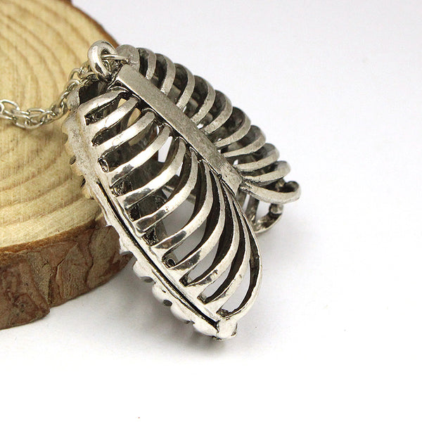 Ribcage Gothic Anatomy Pendant