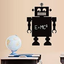Retro Science Robotic Wall Decal