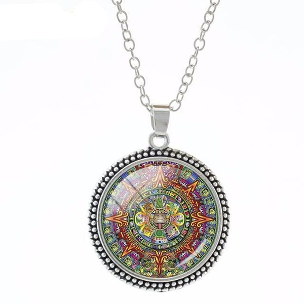 Fashion Mayan Calendar Aztec Pendant