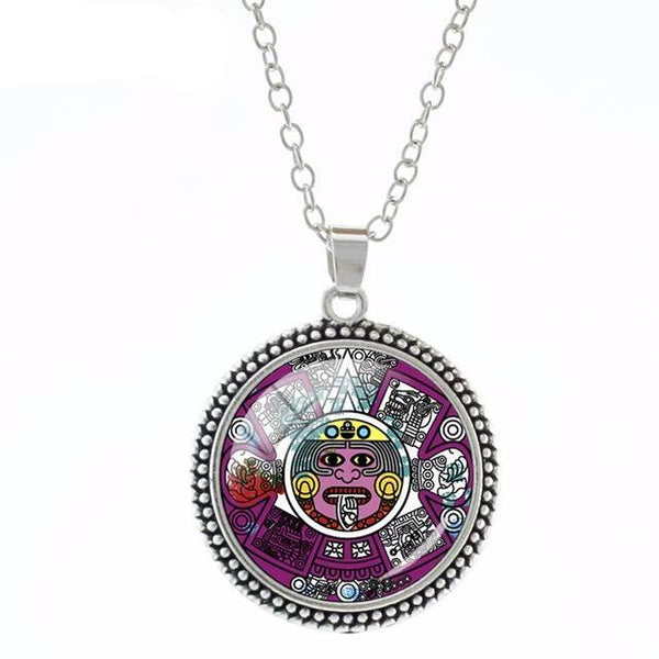 Fashion Mayan Calendar Aztec Pendant