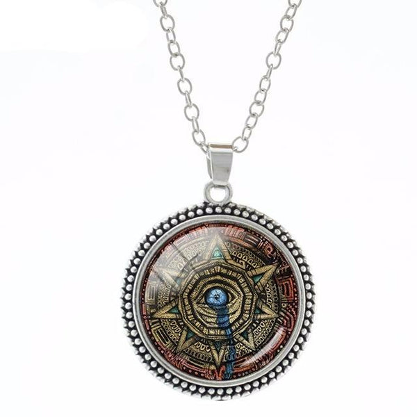 Fashion Mayan Calendar Aztec Pendant