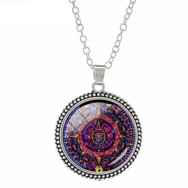 Fashion Mayan Calendar Aztec Pendant