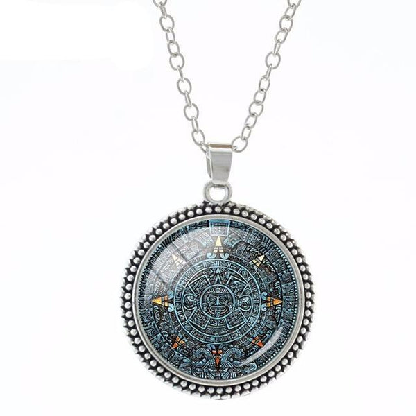 Fashion Mayan Calendar Aztec Pendant