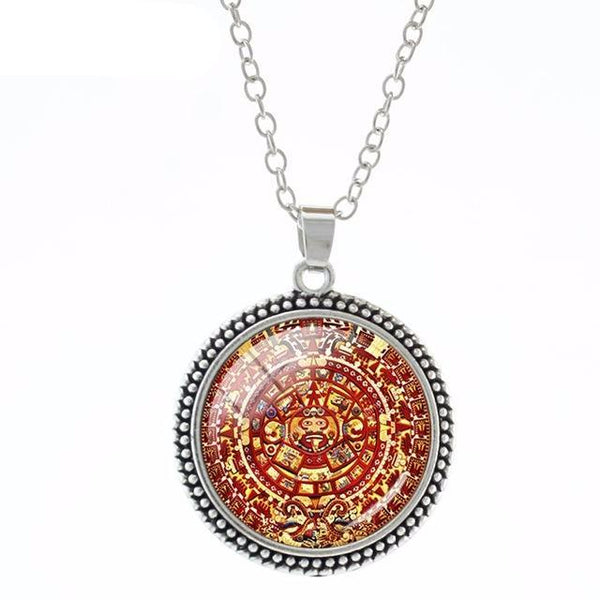 Fashion Mayan Calendar Aztec Pendant