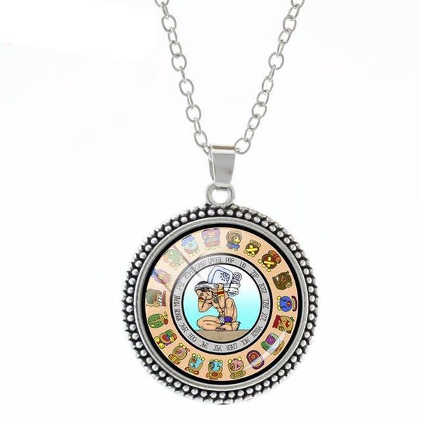 Fashion Mayan Calendar Aztec Pendant