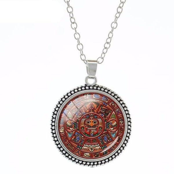 Fashion Mayan Calendar Aztec Pendant
