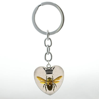 Vintage Queen Bee Key Chain