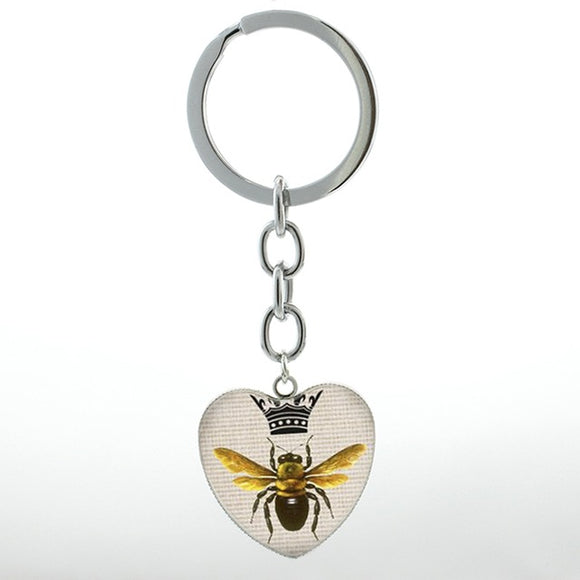 Vintage Queen Bee Key Chain