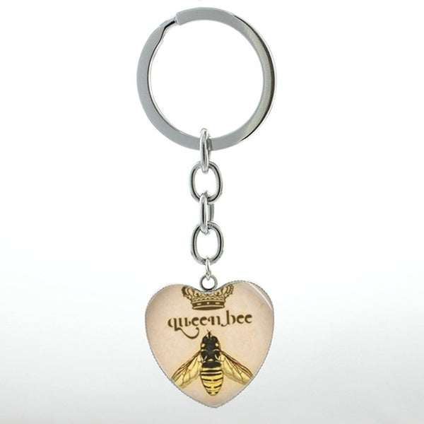 Vintage Queen Bee Key Chain