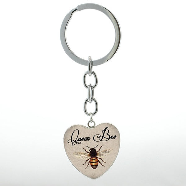 Vintage Queen Bee Key Chain