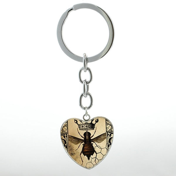 Vintage Queen Bee Key Chain