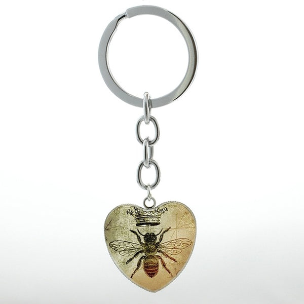 Vintage Queen Bee Key Chain