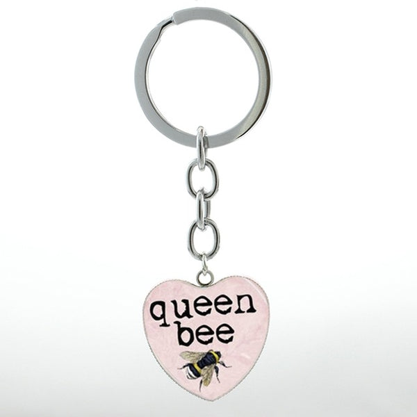 Vintage Queen Bee Key Chain
