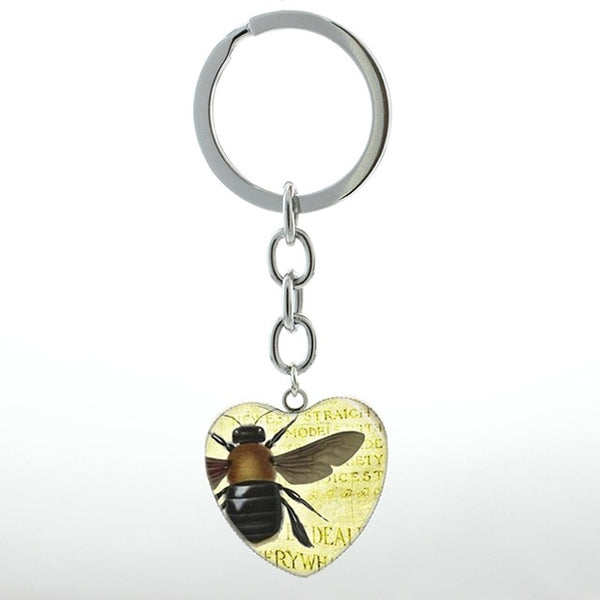 Vintage Queen Bee Key Chain
