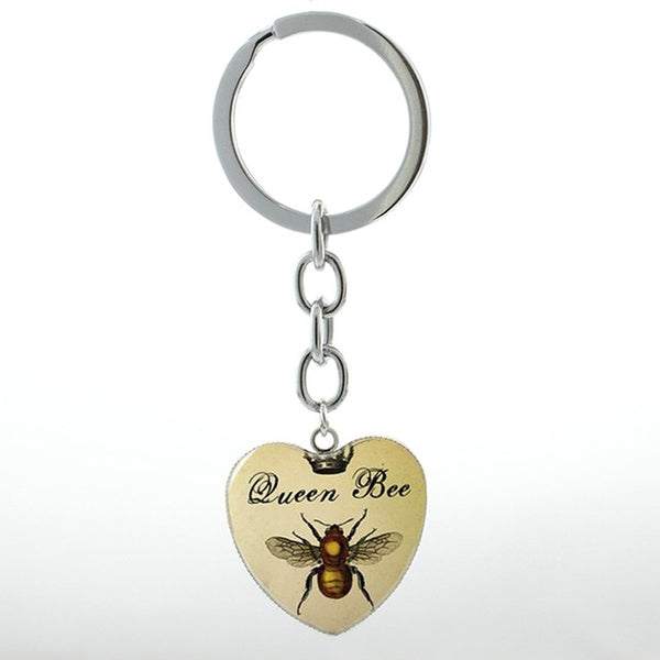 Vintage Queen Bee Key Chain