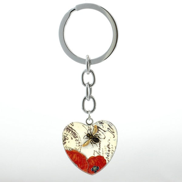 Vintage Queen Bee Key Chain